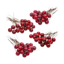 100 Peças De Frutas Artificiais Para Decoração De Árvore De Natal E Casa