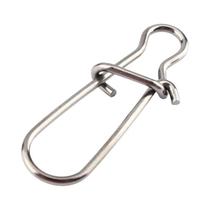 100 Peças De Gancho De Pesca Em Aço Inoxidável Com Olhal Giratório, Acessórios Para Pesca