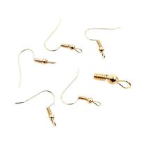 100 Peças de Ganchos para Brincos (20x17mm) - DIY - Feitos de Ferro