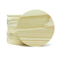 100 peças Madeira de Pinus Redondo 6 cm para Artesanato - Decoração Faça Você Mesmo DIY - Moai Shop