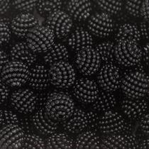 100 perolas abs craqueladas 10 mm preto