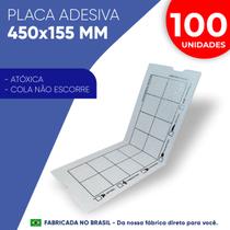 100 Placas adesivas 450X155 - Tecnofly
