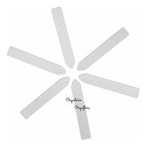 100 Placas De Identificação Mudas, Plantas, Flores Orquídeas