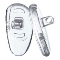 100 Plaqueta Silicone Armação Óculos 100 Parafuso Encaixe Ótica Forma de Gotas Manutenção