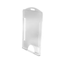 100 Porta Crachás/cartão Rígidos Verticais Transparentes
