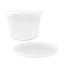 100 Potes Com Tampa Lacre 450ml Redondo Transparente