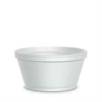 100 Potes Térmicos de Isopor p/ Açai + Tampa Plástica 480 ml