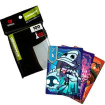 100 Protetores Carta Sleeves Standard Jogo Ritus 63,5x88mm