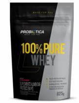 100 Pure Whey - 900g Refil - Probiótica Morango