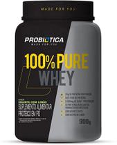 100% Pure Whey Pote 900g Probiotica Whey Concentrado Bcaa