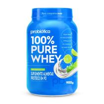 100% Pure Whey Pote 900g Probiotica Whey Concentrado Bcaa 100% Pure Whey Pote 900g Probiotica Whey Concentrado Bcaa