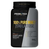 100% Pure Whey Zero Lactose 900 G - Probiótica - Chocolate