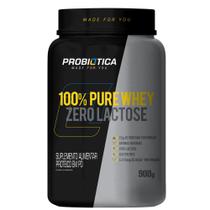 100% Pure Whey Zero Lactose 900g Probiótica Vários Sabores