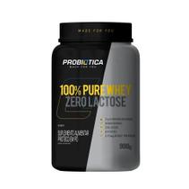 100% Pure Whey Zero Lactose (900g) - Sabor Morango