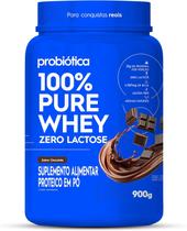 100% pure whey zero lactose pote 900g chocolate probiotica - ean - 7899941201002