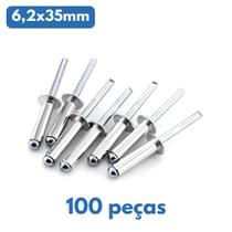 100 Rebites 6,2 X 35MM - Foxlux