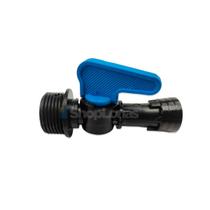 100 Registro Inicial 16mm Rosca 3/4 Anel 6 Pontas Irrigação 100 Registro Inicial 16mm Rosca 3/4 Anel 6 Pontas Irrigação