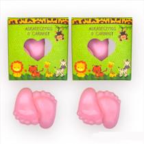 100 sabonetes com cheirinho infantil