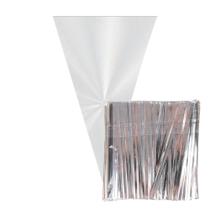 100 Saco Cone para Lembrancinha 14x22,5cm com Fecho