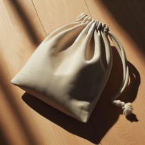 100 Saco Ecológicos 20x25 Ecobag 100% Algodão Cru Natural - Lembrancinha Artesanato Saquinho Embalagem