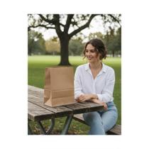 100 Sacos Kraft Delivery G (24x15x32) Reforçados 100 Sacos Kraft Delivery G (24x15x32) Reforçados