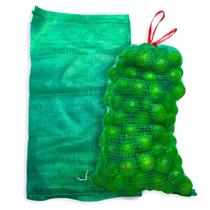 100 Sacos Rafia 37X77 Rede Verde P/ 15kg Frutas Legumes