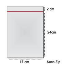 100 Sacos Saquinho Zip Lock 17x24 Plastico Zip Lock