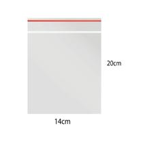100 Sacos Saquinho Zip Lock Hermético 14x20cm Plastico