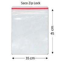 100 Sacos Saquinho Zip Lock Hermético 35x45cm Zip Lock - Talge