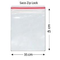 100 Sacos Saquinho Zip Lock Hermético 35x45cm Zip Lock