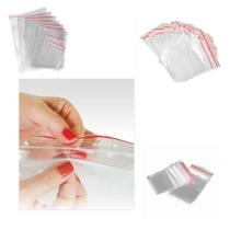 100 Sacos Zip Lock 12X17Cm Saquinho Hermético Abre E Fecha