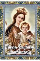 100 Santinho N S Nossa Senhora Auxiliadora (oração no verso) - 7x10 cm 100 Santinho N S Nossa Senhora Auxiliadora (oração no verso) - 7x10 cm