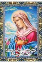 100 Santinho N S Nossa Senhora da Rosa Mística (oração no verso) - 7x10 cm