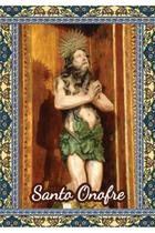 100 Santinho Santo Onofre (oração no verso) - 7x10 cm