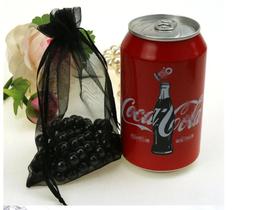 100 Saquinho de organza sacolinhas embalar jóias preta 11x17 100 Saquinho de organza sacolinhas embalar jóias preta 11x17