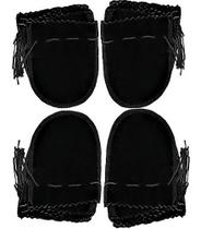 100 Saquinho Preto Veludo Jóia Brinco Pulseria Pacote 5x9,5