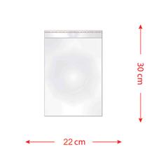 100 Saquinhos 22 X 30 Cm (folha A4) com Furo Autocolante Transparente 100 Saquinhos 22 X 30 Cm (folha A4) com Furo Autocolante Transparente