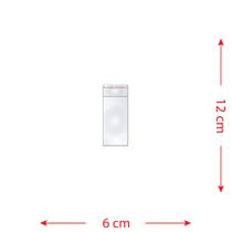 100 Saquinhos 6 X 12 Cm Autocolante Transparente