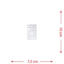 100 Saquinhos 7,5 X 10 Cm Autocolante Transparente