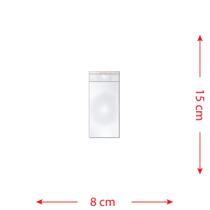 100 Saquinhos 8 X 15 Cm Autocolante Transparente 100 Saquinhos 8 X 15 Cm Autocolante Transparente