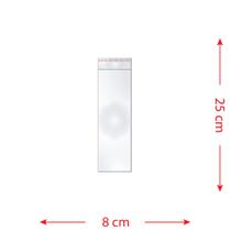 100 Saquinhos 8 X 25 Cm Autocolante Transparente