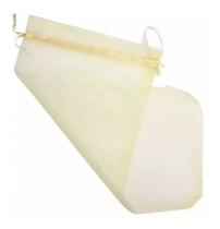 100 Saquinhos de Organza Amarelo para Chinelo 20 X 35 cm 100 Saquinhos de Organza Amarelo para Chinelo 20 X 35 cm