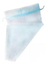 100 Saquinhos de Organza Azul para Chinelo 20 X 35 cm 100 Saquinhos de Organza Azul para Chinelo 20 X 35 cm