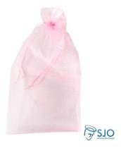 100 Saquinhos de Organza Rosa para Chinelo 20 X 35 100 Saquinhos de Organza Rosa para Chinelo 20 X 35
