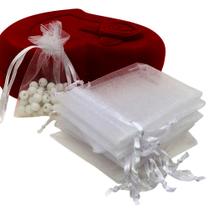 100 Saquinhos Organza, Sacos Brancos 9x12cm P Lembrancinhas 100 Saquinhos Organza, Sacos Brancos 9x12cm P Lembrancinhas