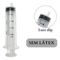 100 Seringas 20ml Sem Agulha Bico Luer Slip Sem Latex - Multilaser