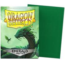 100 Sleeve Protetor Carta Card Dragon Shield Emerald Matte Standard Size pokémon magic 5706569110369