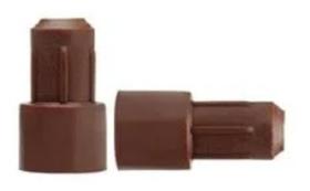 100 Suporte Pino 6x8 Prateleira Marrom ( Sem Bucha) 100 Suporte Pino 6x8 Prateleira Marrom ( Sem Bucha)