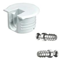 100 Suporte Tab 20 Invisível Branco Prateleira Vb 135 + 100 Parafusos Hettich 100 Suporte Tab 20 Invisível Branco Prateleira Vb 135 + 100 Parafusos Hettich