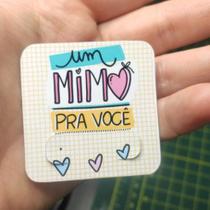 100 Tag para Brinco Etiqueta Personalizada Mimo Cliente